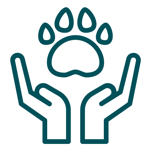 paw and hand icon